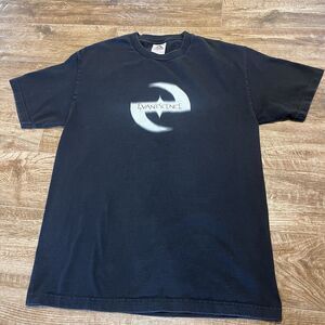VTG EVANESCENCE Adult Large Short Sleeve Shirt Rock Band Metal Y2K AMAZING FADE